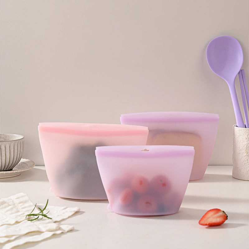 Self-Sealing Silicone Storage  - огляд і ціна Food Storage Reusable Bags