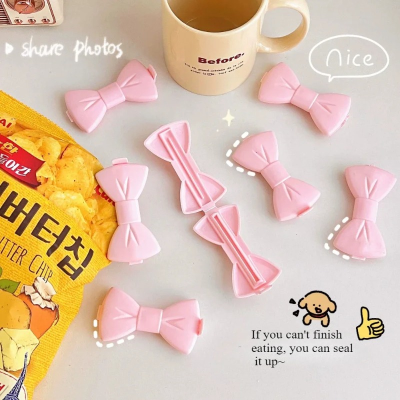 5PCS Kawaii Food Sealing Clip  - огляд і ціна Food Storage Zip Lock Bags