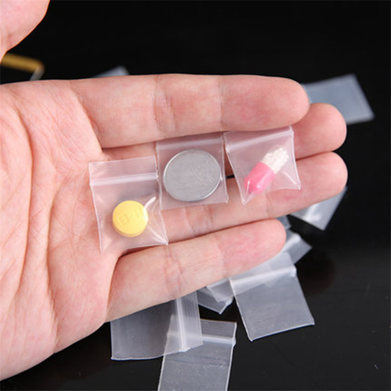 100Pieces Transparent Mini Sma - огляд і ціна Food Storage Zip Lock Bags