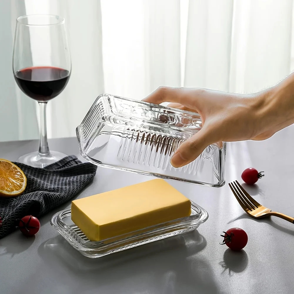 Creative Clear Butter Dish Wit - огляд і ціна Glass Meal Prep Container
