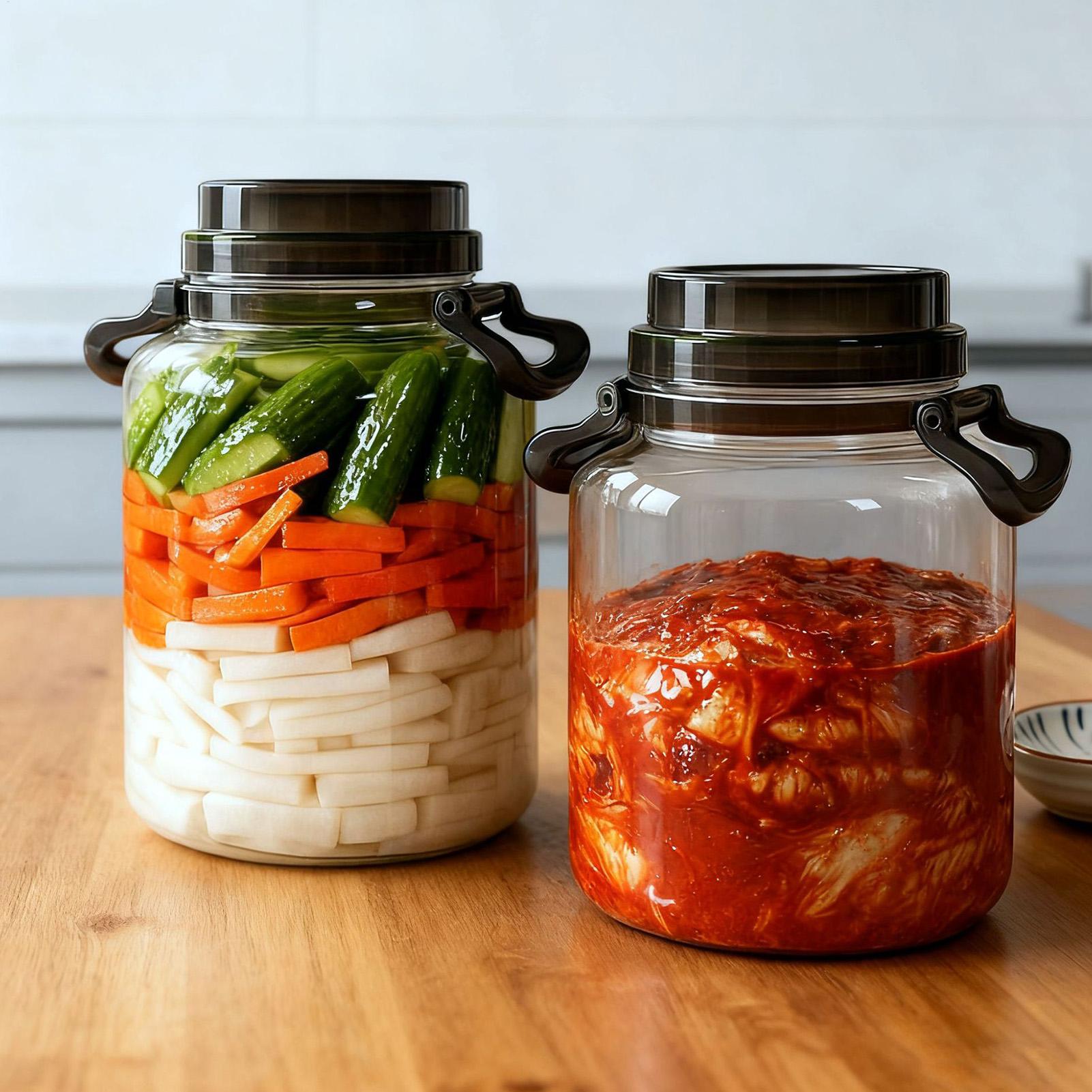 Pickle Jars with Lids 5L Round - огляд і ціна Food Storage Lidl