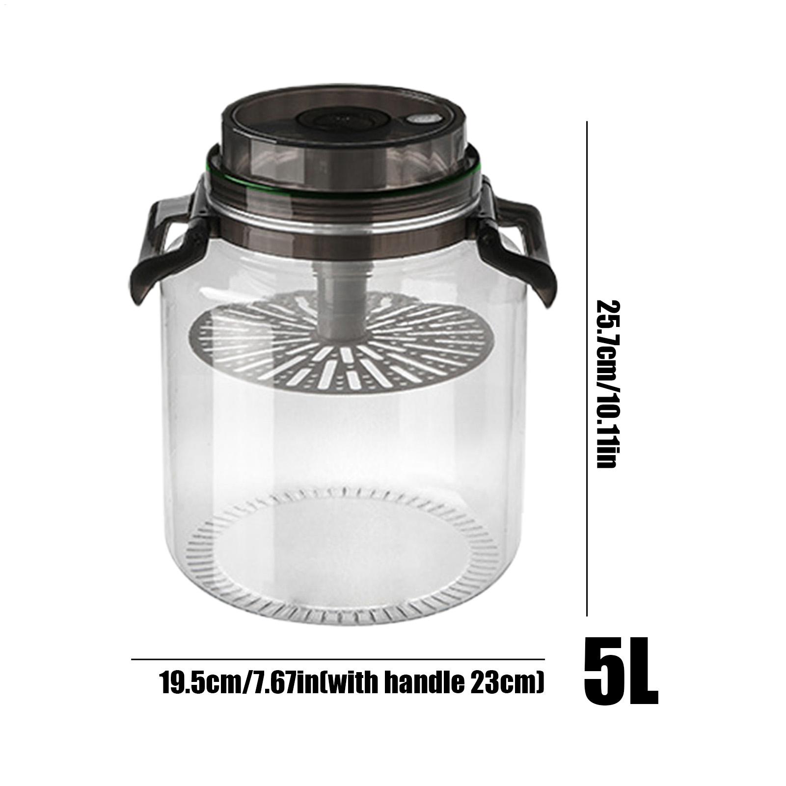 Pickle Jars with Lids 5L Round - огляд і ціна Food Storage Lidl