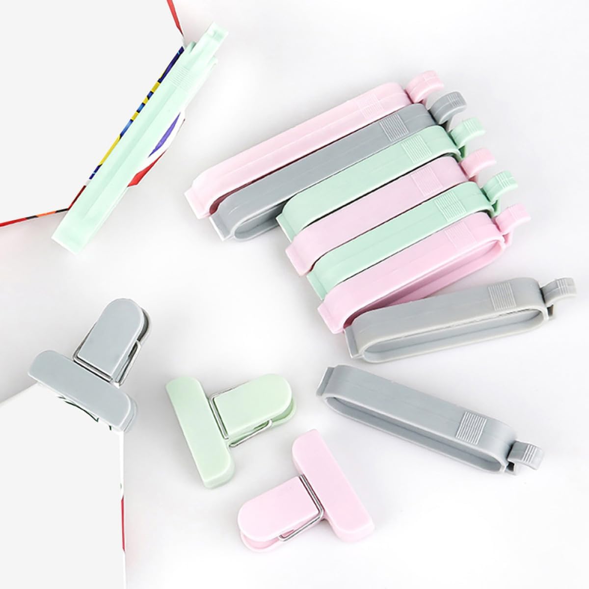 12pcs Mixed Color Plastic Seal - огляд і ціна Food Storage Zip Lock Bags