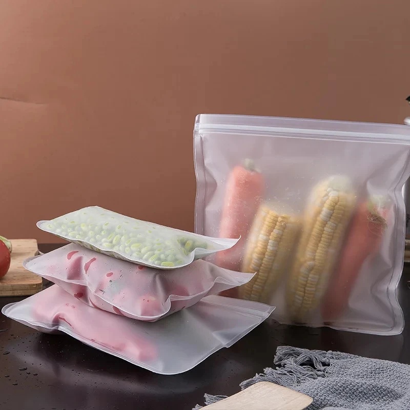 1-4pcs Silicone Food Storage B - огляд і ціна Food Storage Zip Lock Bags
