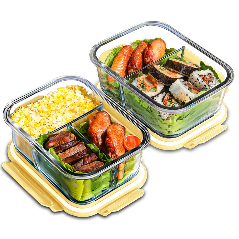 Glass Fresh-Keeping Box high B - огляд і ціна Glass Meal Prep Container