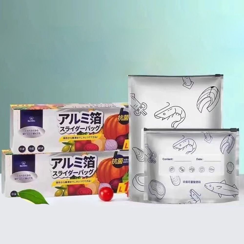 10Pcs/Bag Large Capacity Alumi - огляд і ціна Food Storage Plastic Boxes