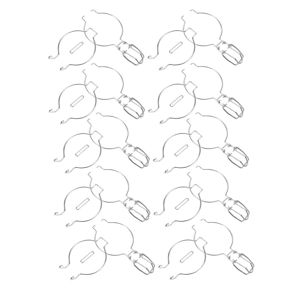 12Pcs Glass Jar Wire Clamps St - огляд і ціна Food Storage Jars & Containers