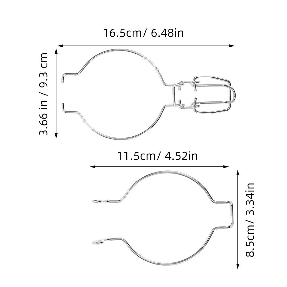 12Pcs Glass Jar Wire Clamps St - огляд і ціна Food Storage Jars & Containers