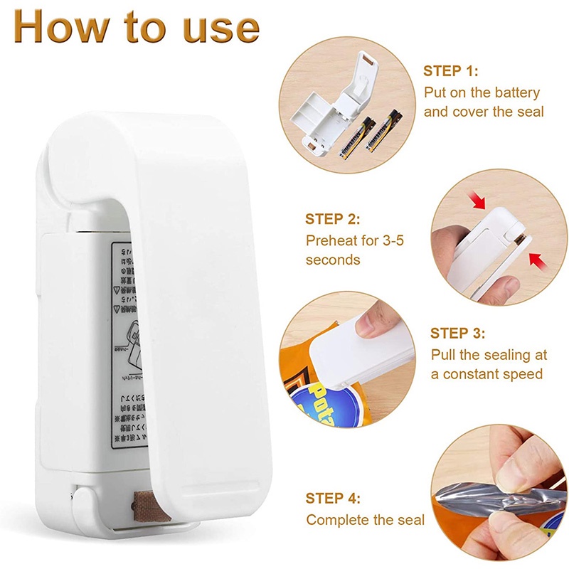 Mini Handheld Heat Sealer, Fas - огляд і ціна Food Storage Vacuum Sealer Machine