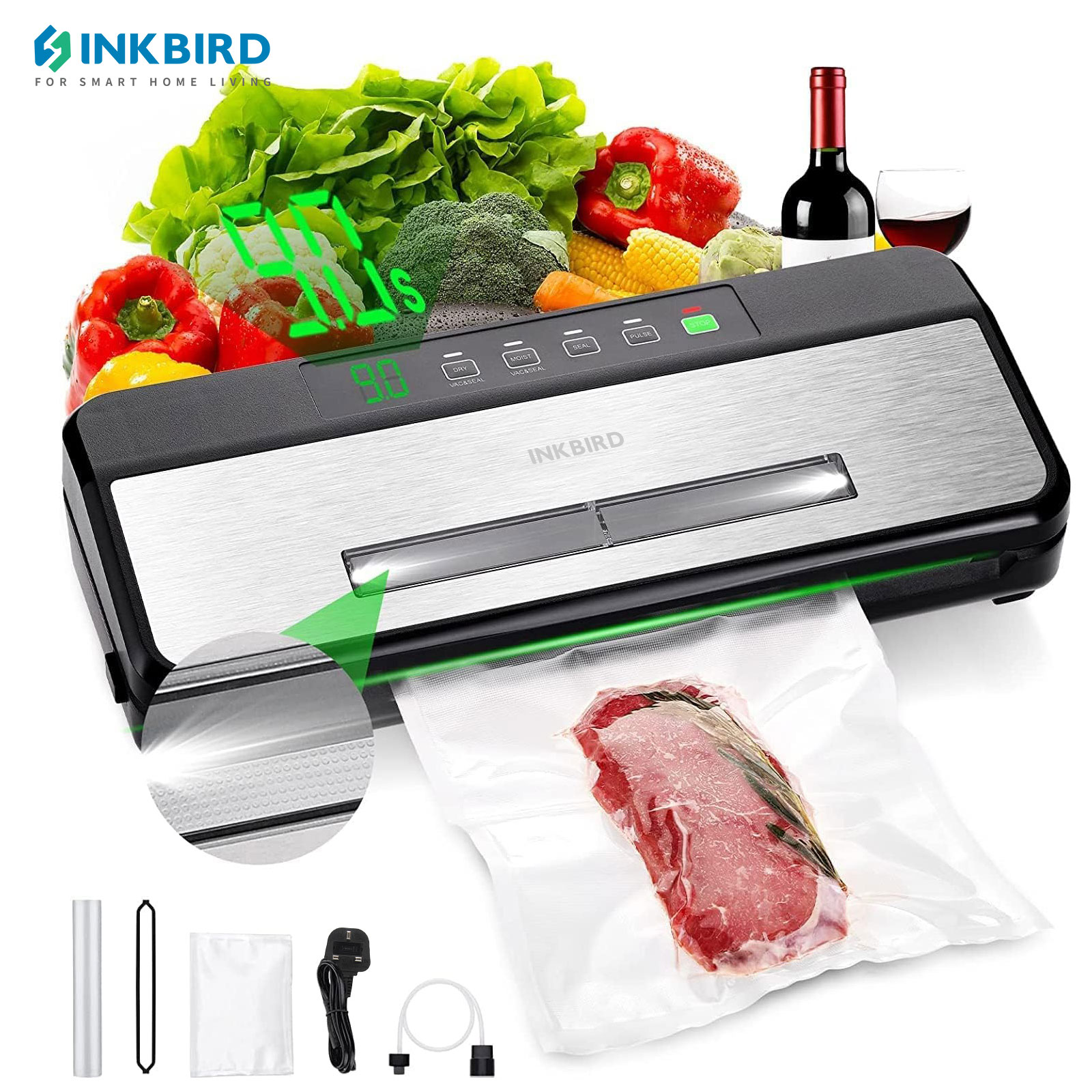 INKBIRD 3rd Vacuum Sealer with - огляд і ціна Food Storage Vacuum Sealer Machine