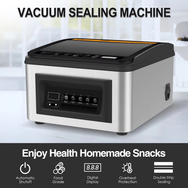Tabletop Electric Vacuum Seale - огляд і ціна Food Storage Vacuum Sealer Machine