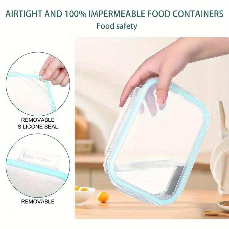 16pcs Sealed Glass Food Storag - огляд і ціна Glass Meal Prep Container