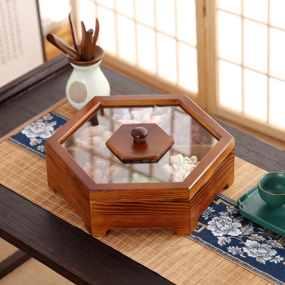 New Wood Candy Biscuit Storage - огляд і ціна Food Storage Jars With Wooden Lids