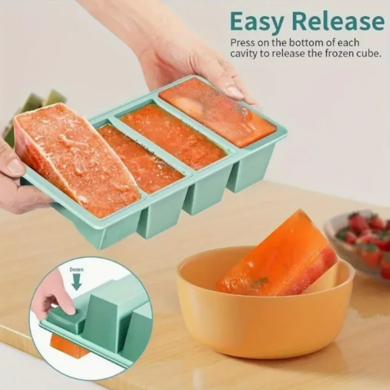 1Pc Silicone Freezer Tray With - огляд і ціна Food Storage Frozen