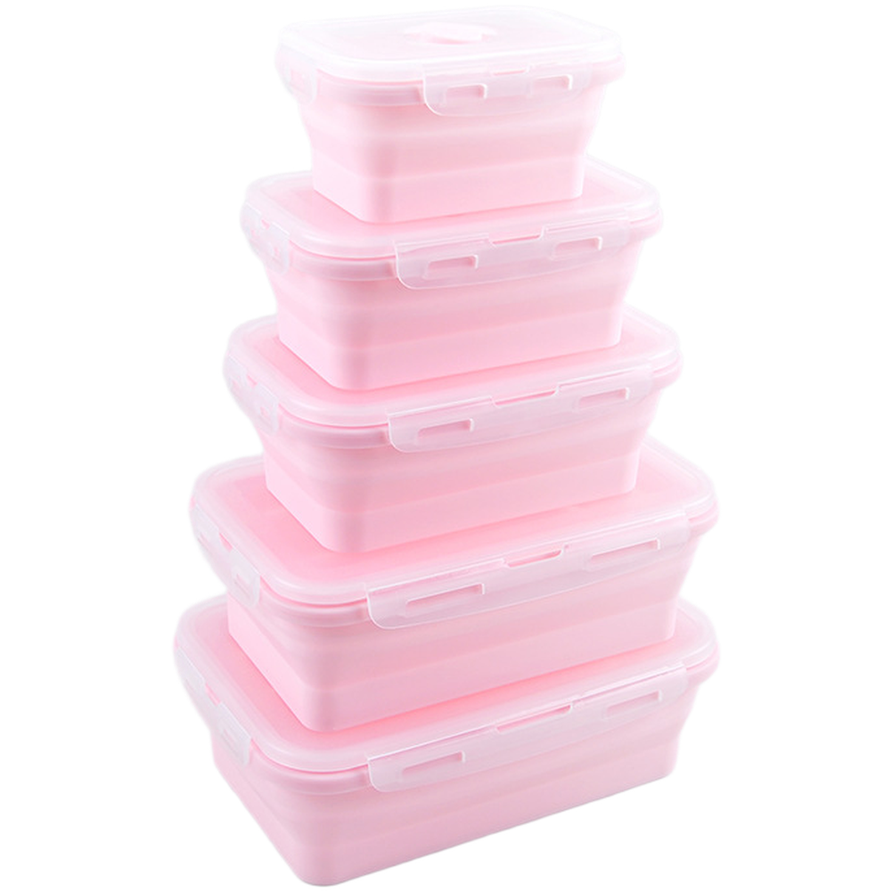 Foldable Silicone Lunch Box Se - огляд і ціна Food Storage Silicone