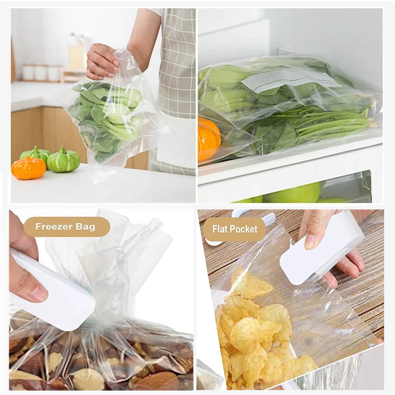 Portable Bag Heat Sealer Plast - огляд і ціна Food Storage Zip Lock Bags