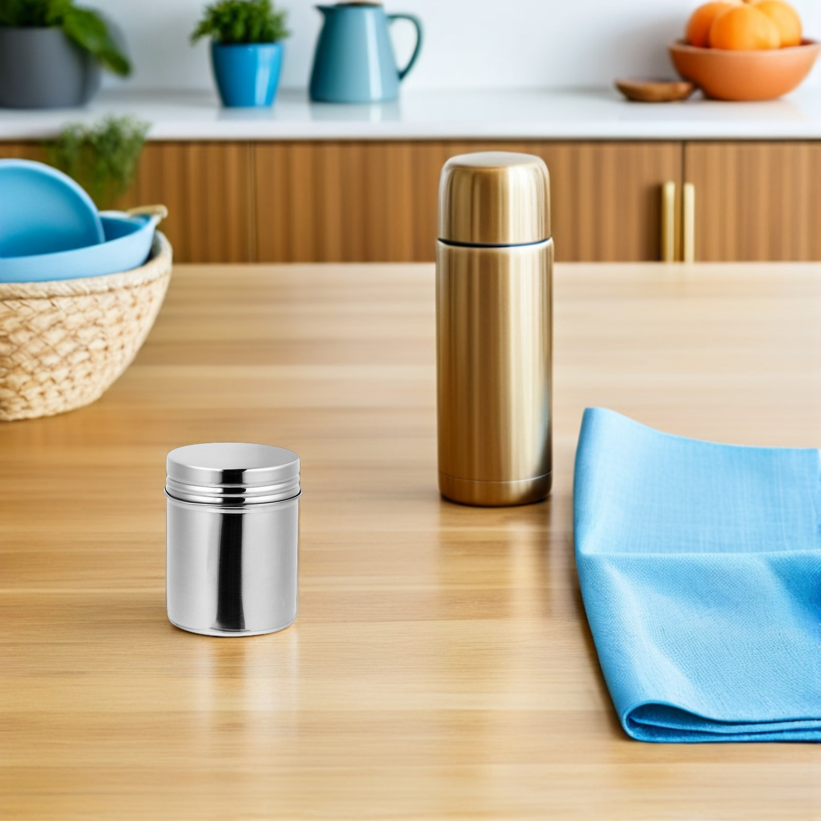 2Pcs Stainless Steel Canisters - огляд і ціна Food Storage Jars & Containers