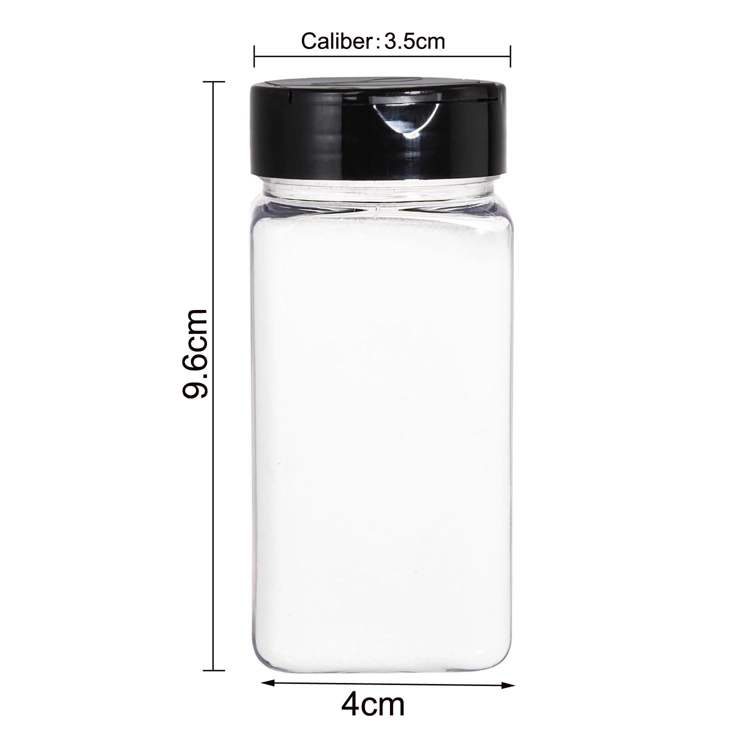 Square Large Plastic Spice Jar - огляд і ціна Food Storage Heat