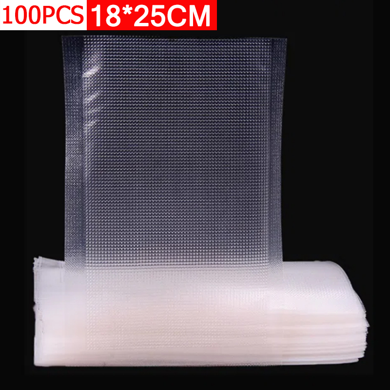 100PCS Vacuum Bag 18x25cm Vacu - огляд і ціна Food Storage Vacuum Sealer Machine