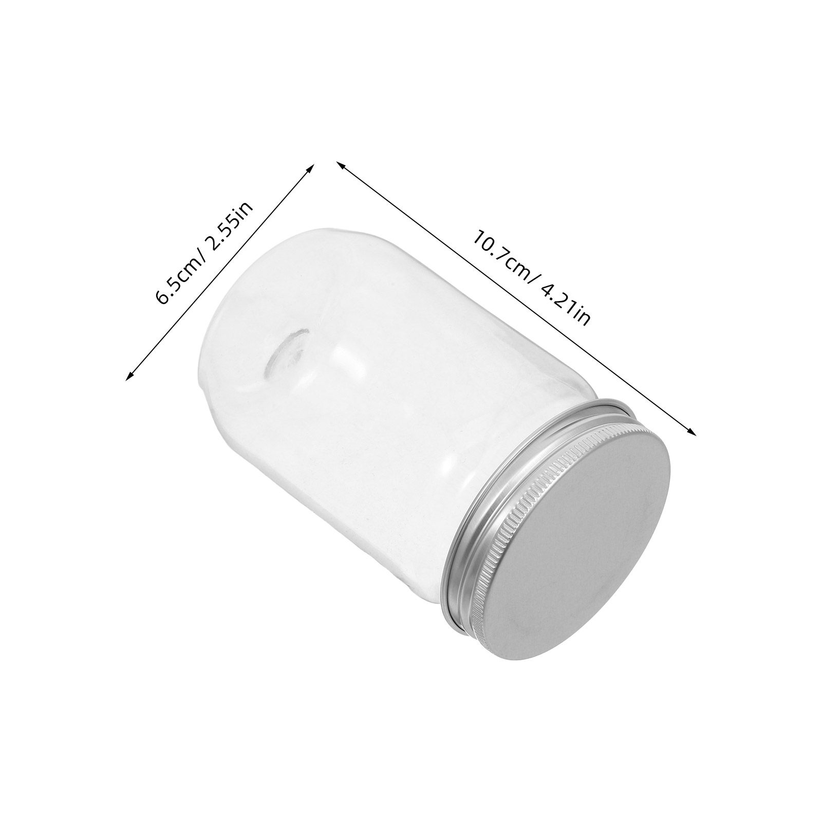 6Pcs Clear Plastic Mason Jars  - огляд і ціна Food Storage Jars & Containers