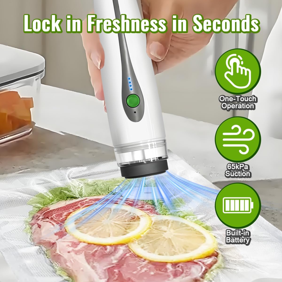 Automatic Mini Vacuum Sealer P - огляд і ціна Food Storage Vacuum Sealer Machine