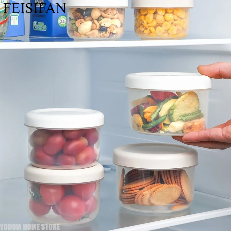 Portable Round Plastic Food St - огляд і ціна Food Storage Boxes With Lids