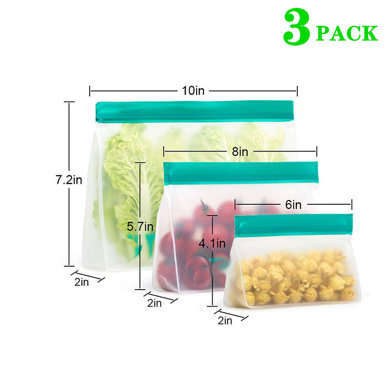 Reusable Food Storage Bag Upgr - огляд і ціна Food Storage Zip Lock Bags