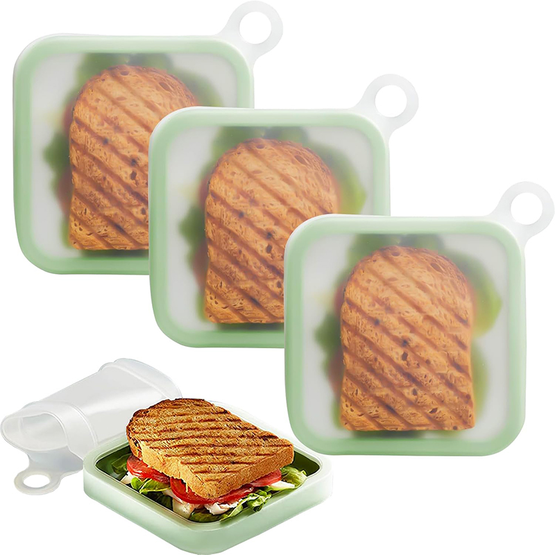 Silicone Sandwich Toast Bento  - огляд і ціна Food Storage Silicone