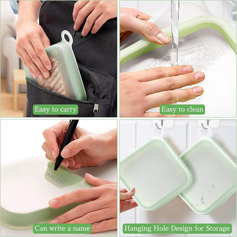 Silicone Sandwich Toast Bento  - огляд і ціна Food Storage Silicone