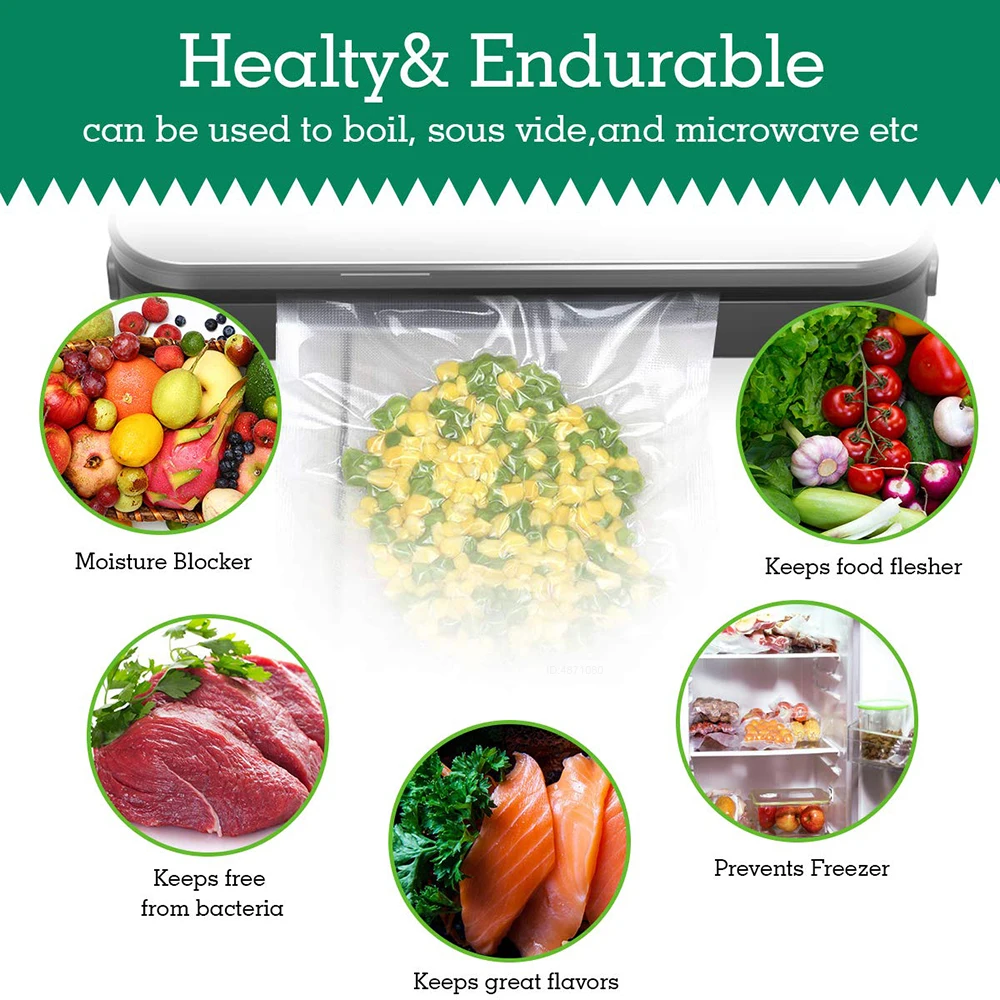 Sous Vide Roll Bags for Vacuum - огляд і ціна Food Storage Vacuum Sealer Machine
