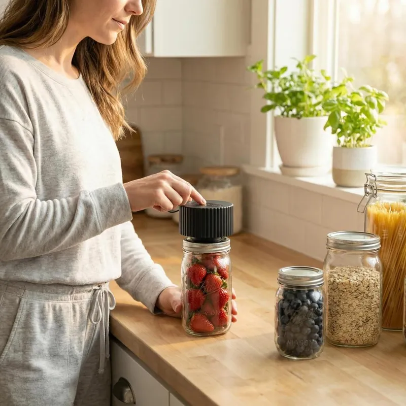 Electric Mason Jar Vacuum Seal - огляд і ціна Food Storage Vacuum Sealer Machine
