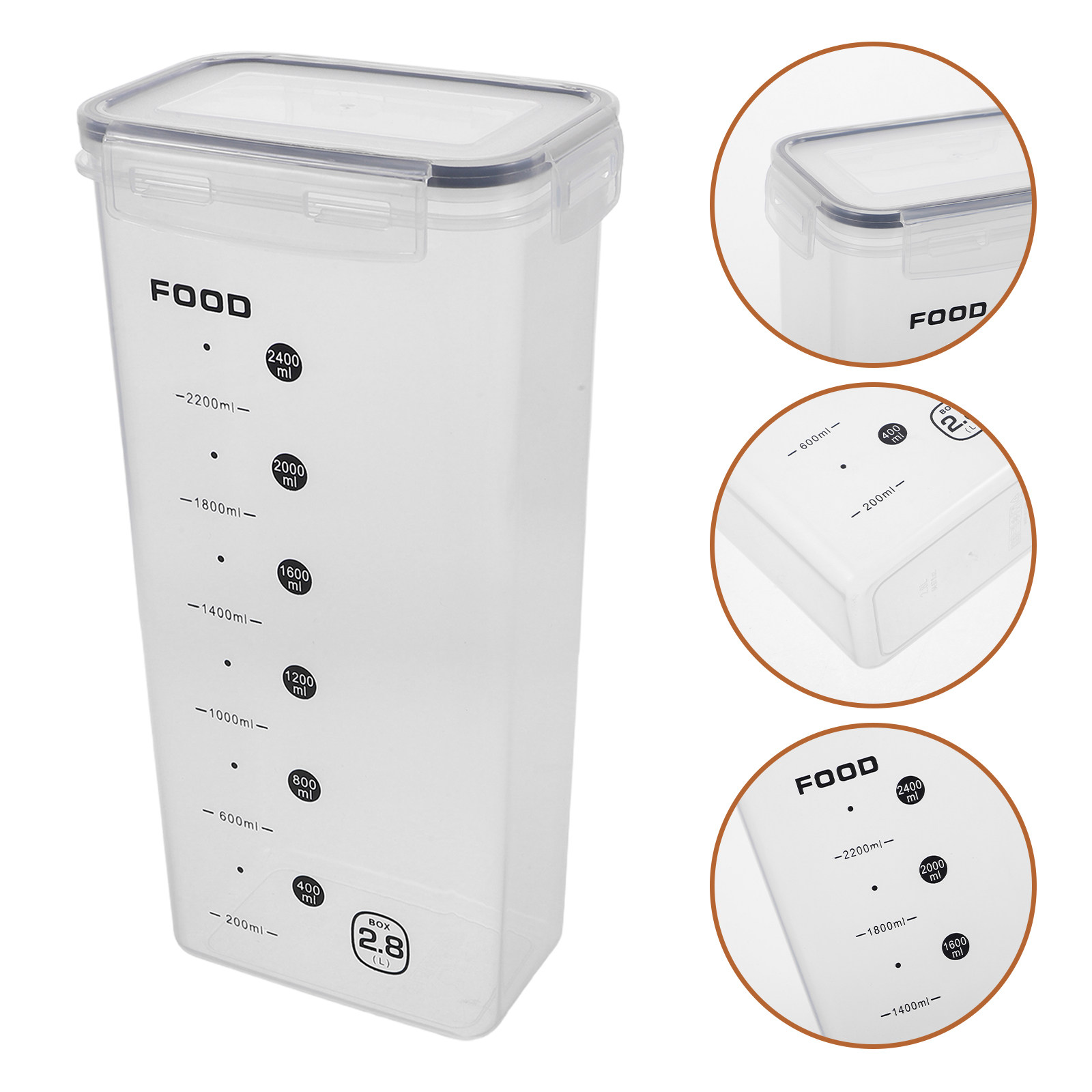 2Pcs Grain Storage Containers  - огляд і ціна Food Storage Jars & Containers