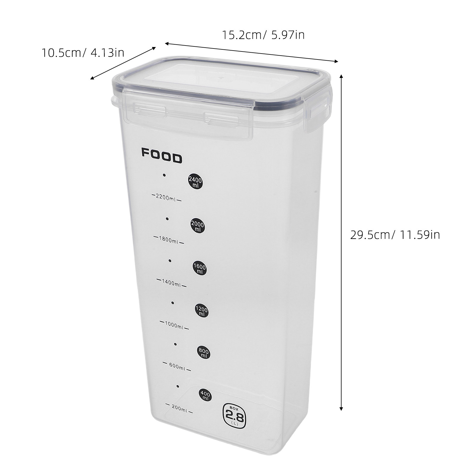 2Pcs Grain Storage Containers  - огляд і ціна Food Storage Jars & Containers