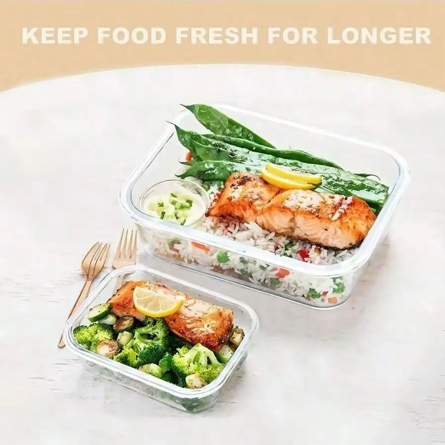 yesGlass Food Storage Containe - огляд і ціна Glass Meal Prep Container