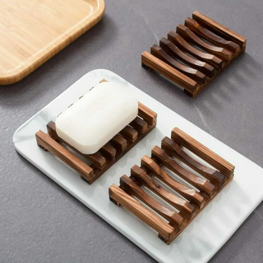 Wooden Soap Dish for Shower Ba - огляд і ціна Food Storage Organiser